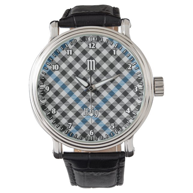 Clan Haig Check Tartan Watch (Front)