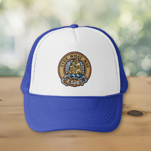 Clan Haig Crest over Check Tartan Trucker Hat