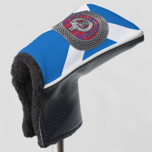 Clan Hamilton Crest & Tartan Knot Golf Head Cover