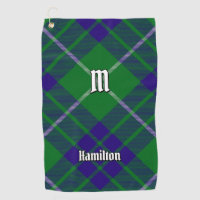 Clan Hamilton Hunting Tartan Golf Towel