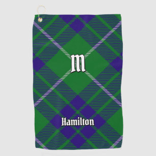Clan Hamilton Hunting Tartan Golf Towel