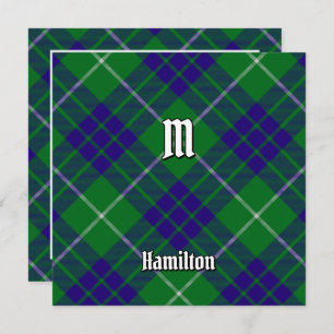 Clan Hamilton Hunting Tartan Invitation