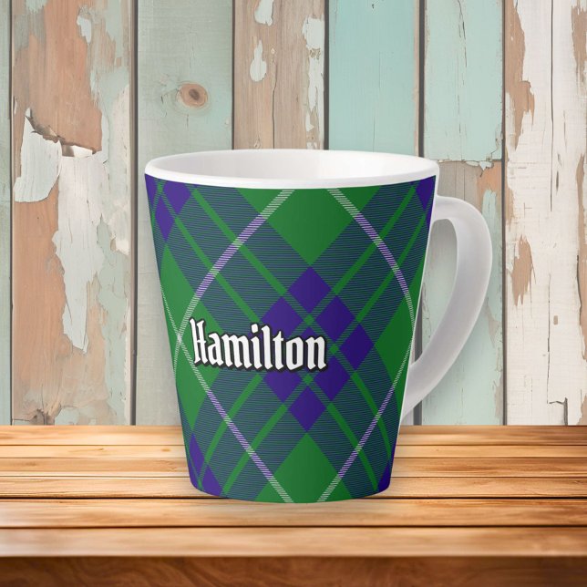 Clan Hamilton Hunting Tartan Latte Mug (Creator Uploaded)
