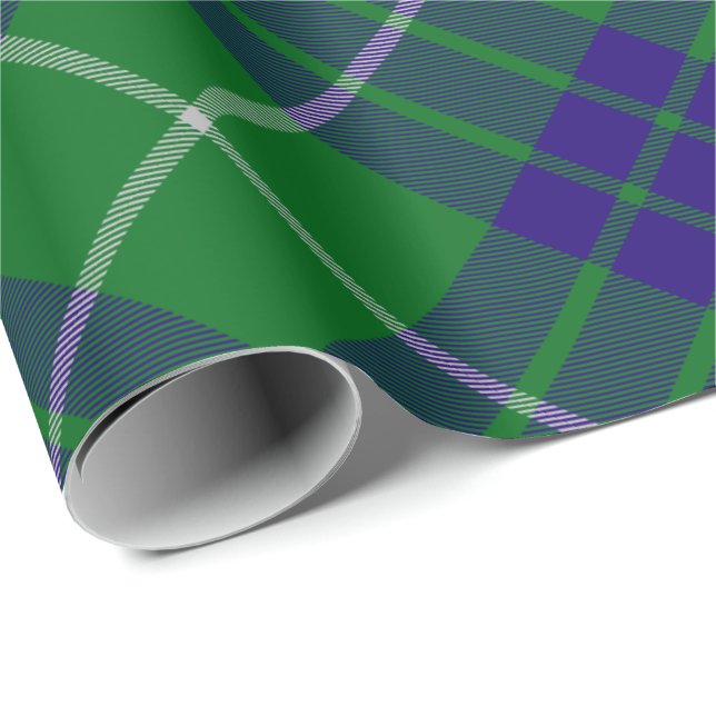 Clan Hamilton Hunting Tartan Wrapping Paper (Roll Corner)