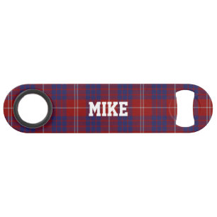 Clan Hamilton Plaid Custom Speed Bottle Opener