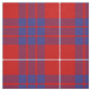 Clan Hamilton Red Tartan Fabric
