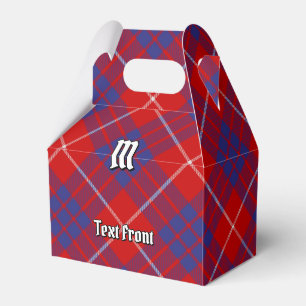 Clan Hamilton Red Tartan Favour Box