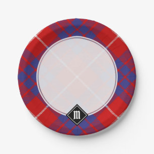 Clan Hamilton Red Tartan Paper Plates