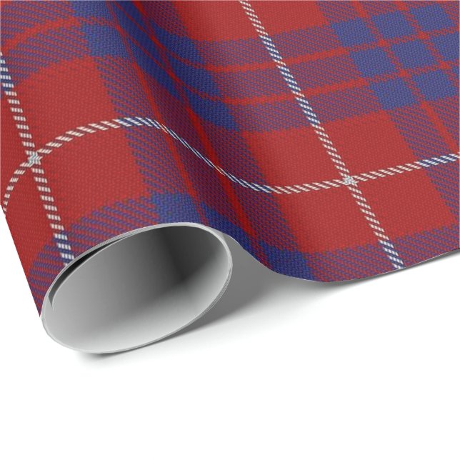 Clan Hamilton Scottish Tartan Wrapping Paper (Roll Corner)