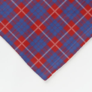 Clan Hamilton Tartan Fleece Blanket