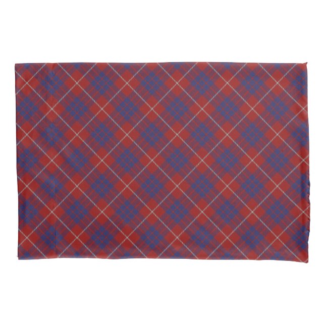 Clan Hamilton Tartan Scottish Celebration Pillowcase (Front)
