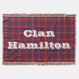 Clan Hamilton Tartan Throw