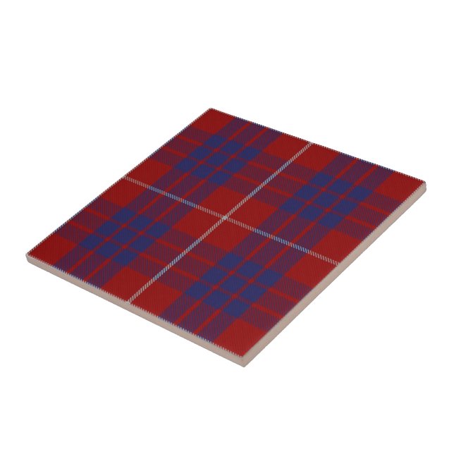 Clan Hamilton Tartan  Tile (Side)