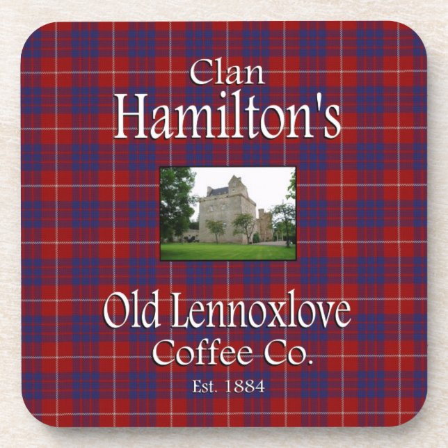 Clan Hamilton's Old Lennoxlove Coffee Co. Coaster (Front)