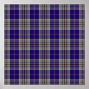 Clan Hannah Tartan - Digital Download Poster