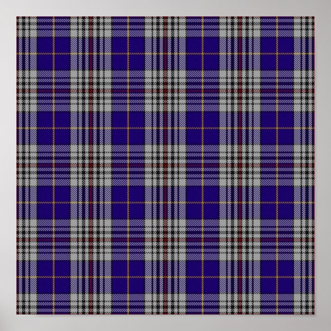 Clan Hannah Tartan - Digital Download Poster (Front)