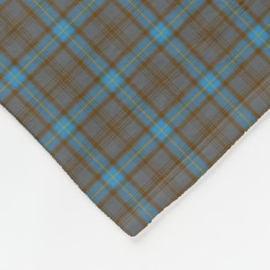 Clan Hannah Tartan Fleece Blanket