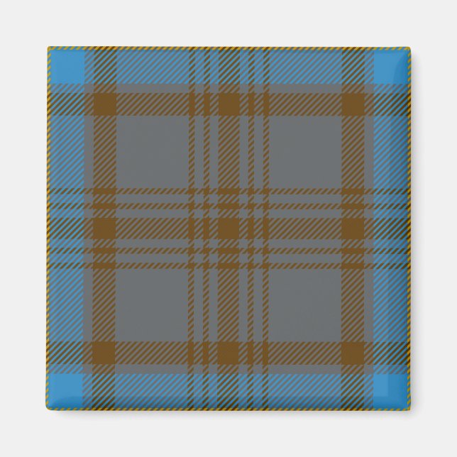 Clan Hannah Tartan Magnet (Front)