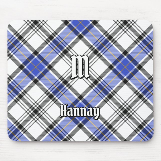 Clan Hannay Tartan Mouse Mat (Front)