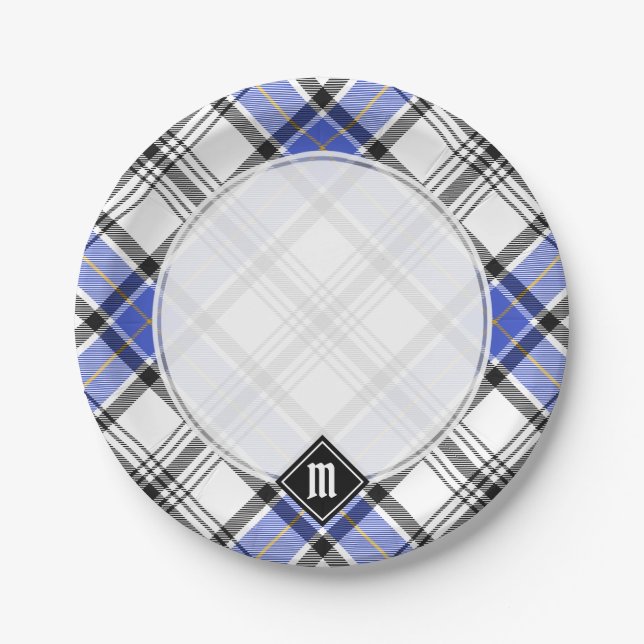 Clan Hannay Tartan Paper Plate (Front)