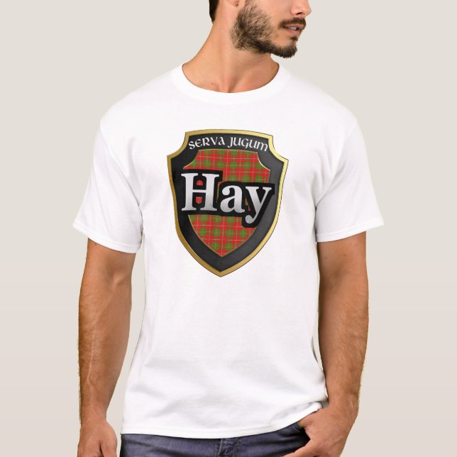Clan Hay Scotland Tartan Dynasty T-Shirt (Front)