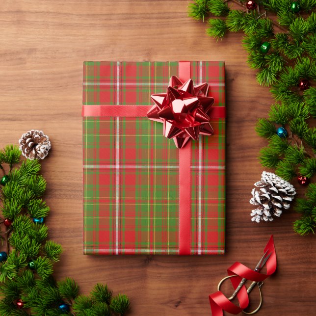 Clan Hay Tartan  Wrapping Paper (Holiday Gift)