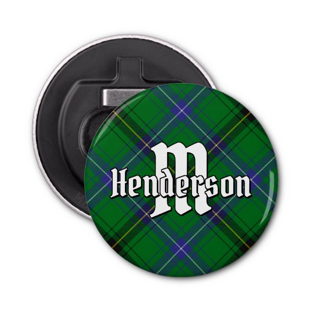 Clan Henderson Tartan Bottle Opener (Front)