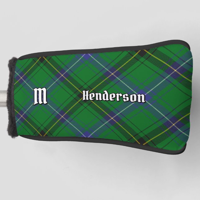 Clan Henderson Tartan Golf Head Cover (Front)