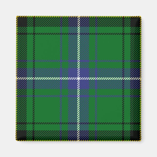 Clan Henderson Tartan Magnet (Front)