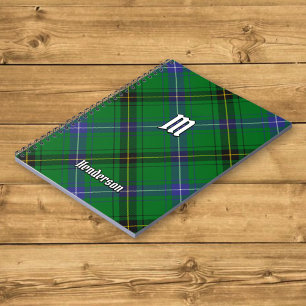 Clan Henderson Tartan Notebook