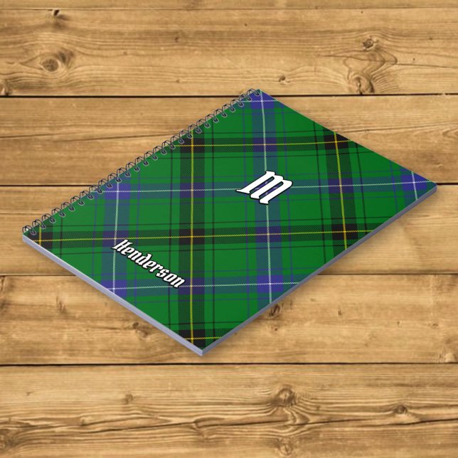 Clan Henderson Tartan Notebook (Creator Uploaded)
