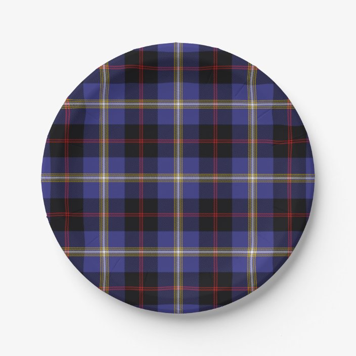 Clan Hill Tartan Paper Plate | Zazzle.co.uk