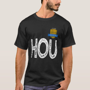 Clan Houston H and O and U Family Matching T-Shirt