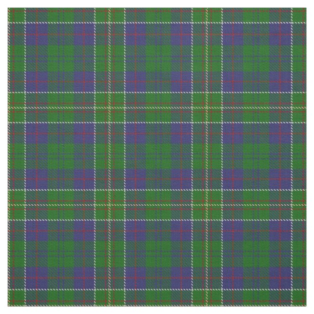 Clan Hunter Scottish Tartan Plaid Fabric (Swatch)