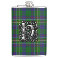 Clan Hunter Tartan Old Scotland Flask