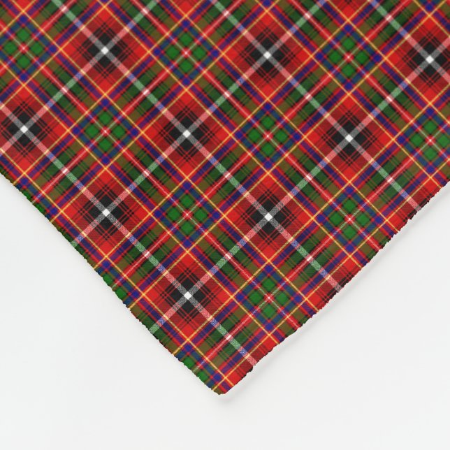 Clan Innes Tartan Fleece Blanket (Corner)
