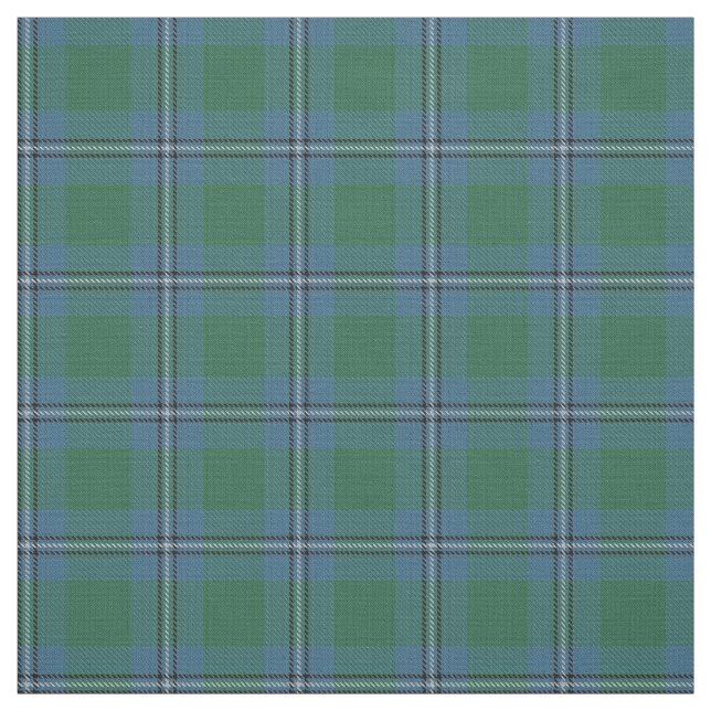Clan Irvine Irwin Scottish Tartan Plaid Fabric (Swatch)