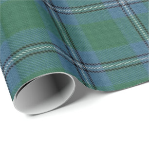 Clan Irvine Irwin Scottish Tartan Wrapping Paper