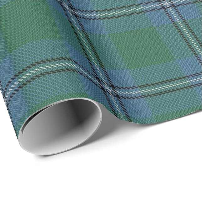 Clan Irvine Irwin Scottish Tartan Wrapping Paper (Roll Corner)