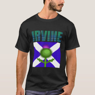 Clan Irvine Tartan Scottish Family Name Scotland P T-Shirt