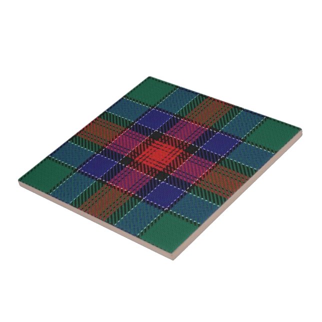 Clan Jardine Scottish Expressions Tartan Tile (Side)