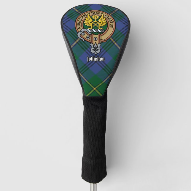 Clan Johnston Crest Golf Head Cover (Front)
