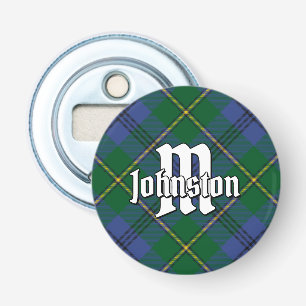 Clan Johnston Tartan Bottle Opener