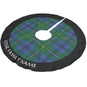 Clan Johnston Tartan Brushed Polyester Tree Skirt