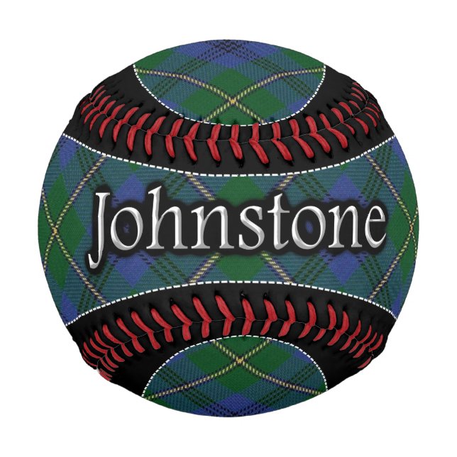 Clan Johnstone Johnston Scottish Dream Tartan Baseball (Front)