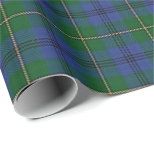 Clan Johnstone Johnston Scottish Tartan Wrapping Paper