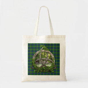 Clan Jones Tartan Celtic Trinity Tote Bag