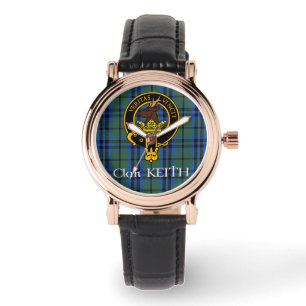 Clan Keith Crest & Ancient Tartan watch