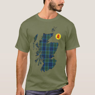 Clan Keith [EDIT] Tartan Map T-Shirt