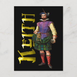 Clan Keith Highland Dream Postcard